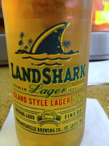 Landshark bottle