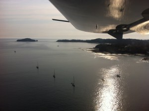 Leaving Contadora in the afternoon